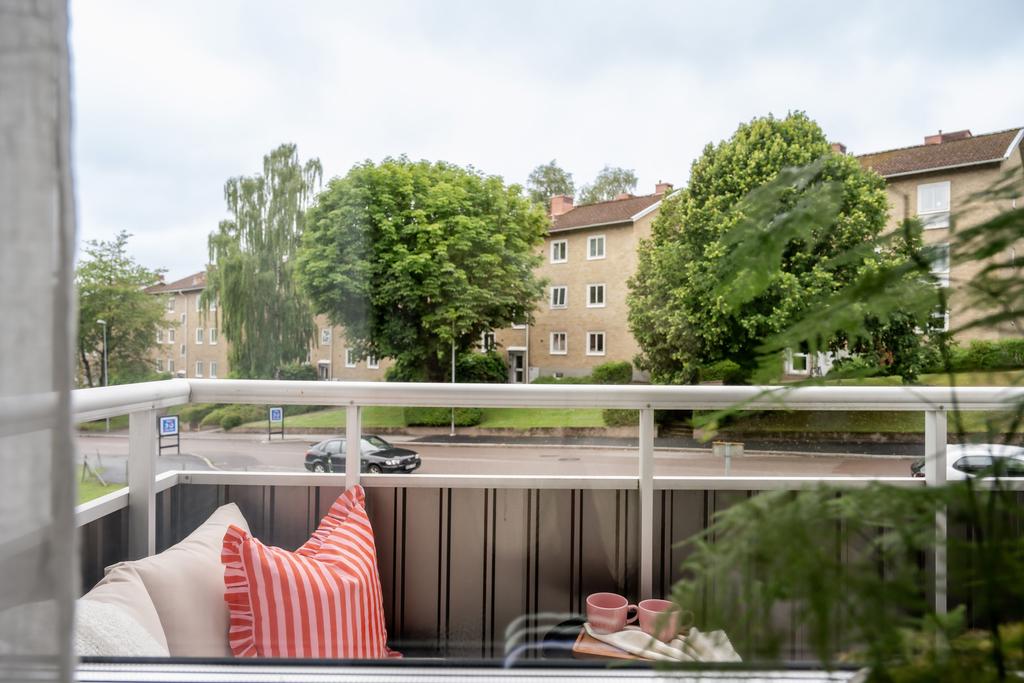 Balkong i sydväst läge med många soltimmar
