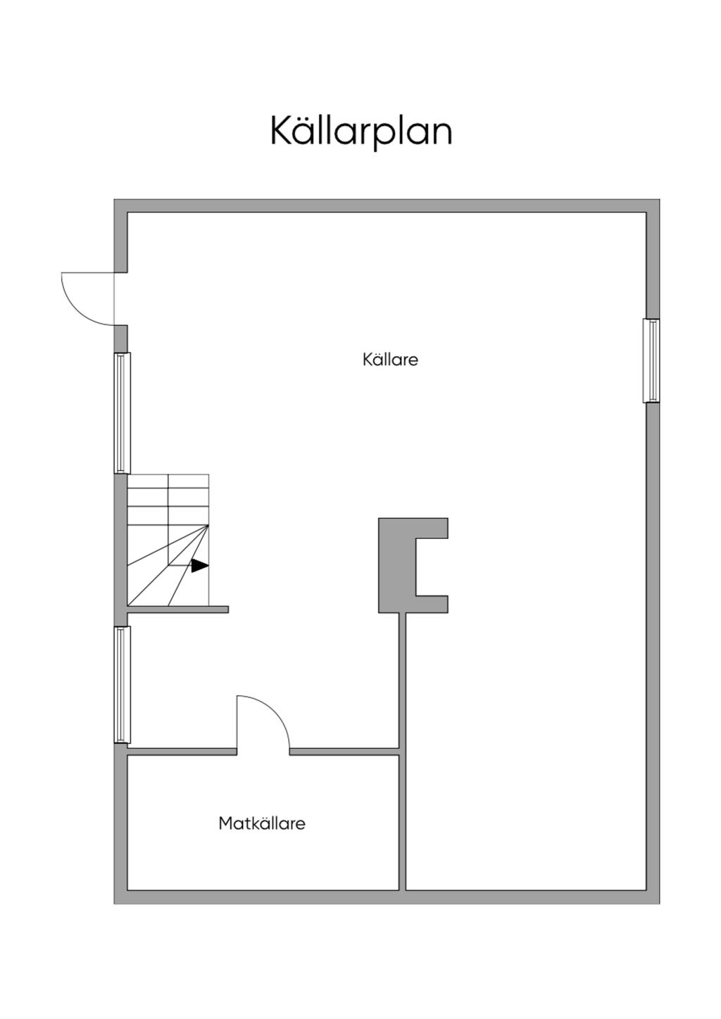 Planlösning källarplan