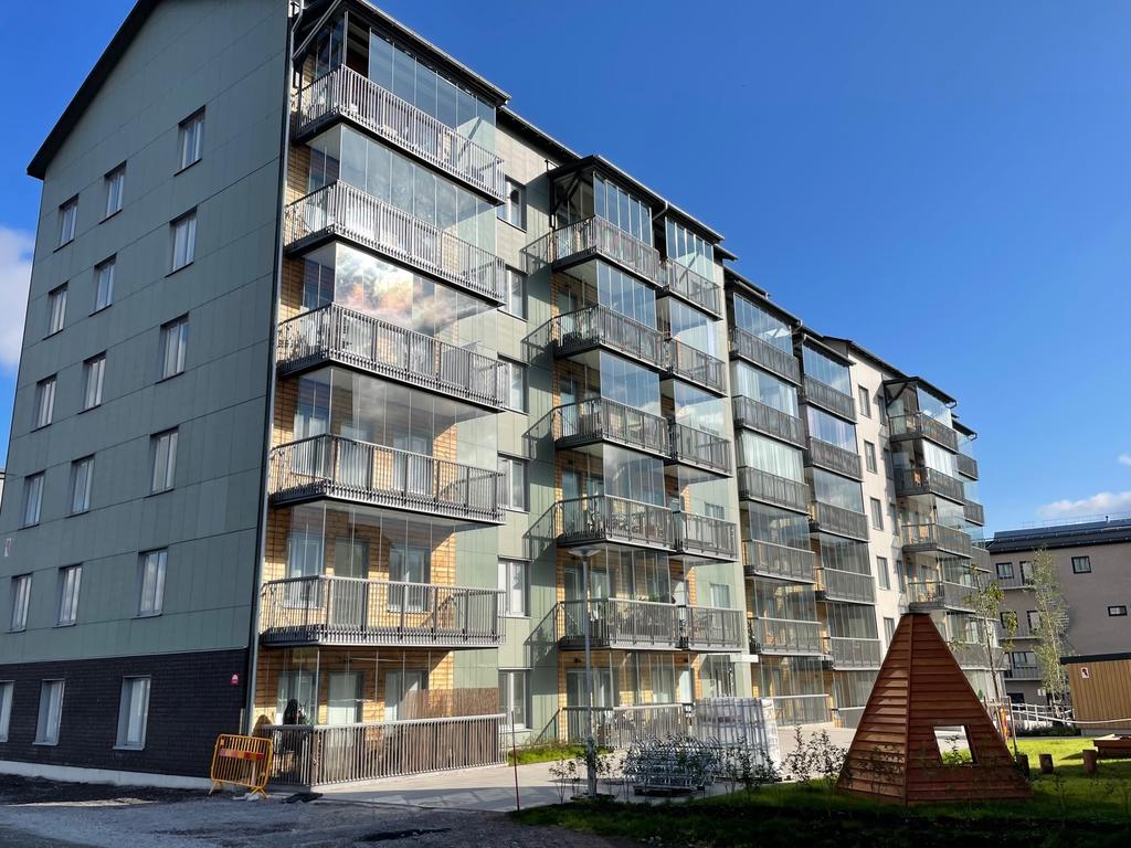 BRF Glasbjörken stod klar för inflyttning i februari 2025