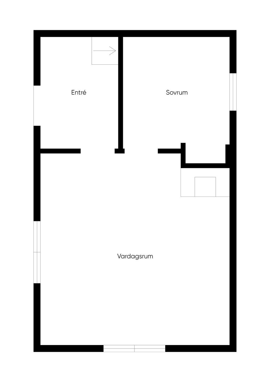 Planritning - Entreplan