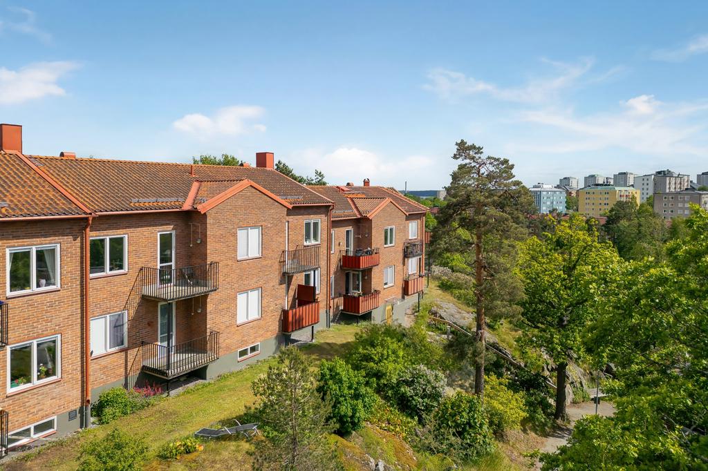 Belägen högst upp i huset på höjden