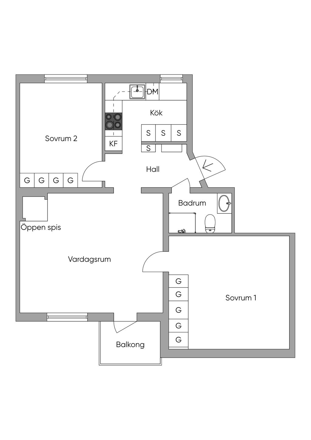Planlösning 2D