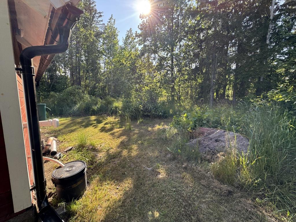 Baksidan av huset