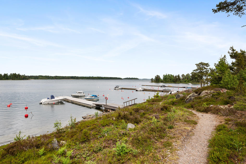 Områdets fina båtbryggor