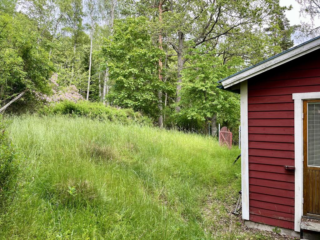 Vy över baksidan av nuvarande huvudbyggnad