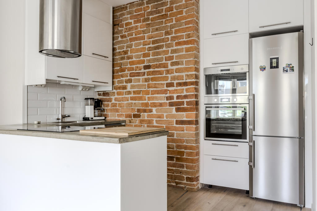 Fantastiskt kök med öppen planlösning