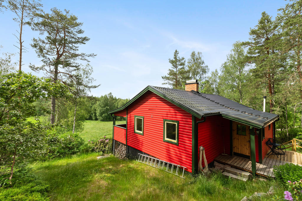 Huset sett från baksidan