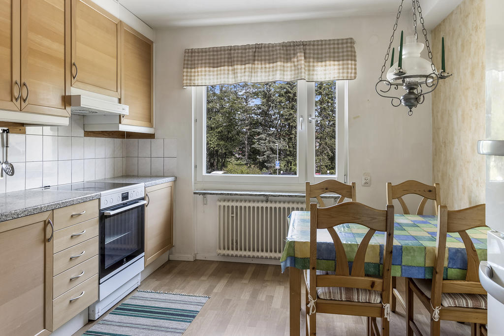 Kök med matplats