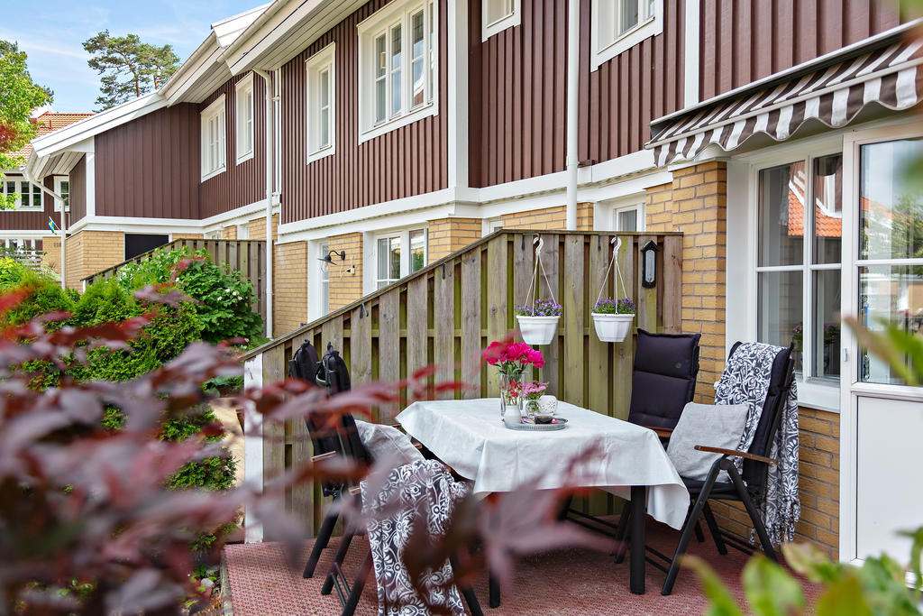 Del av bostadens andra uteplats 