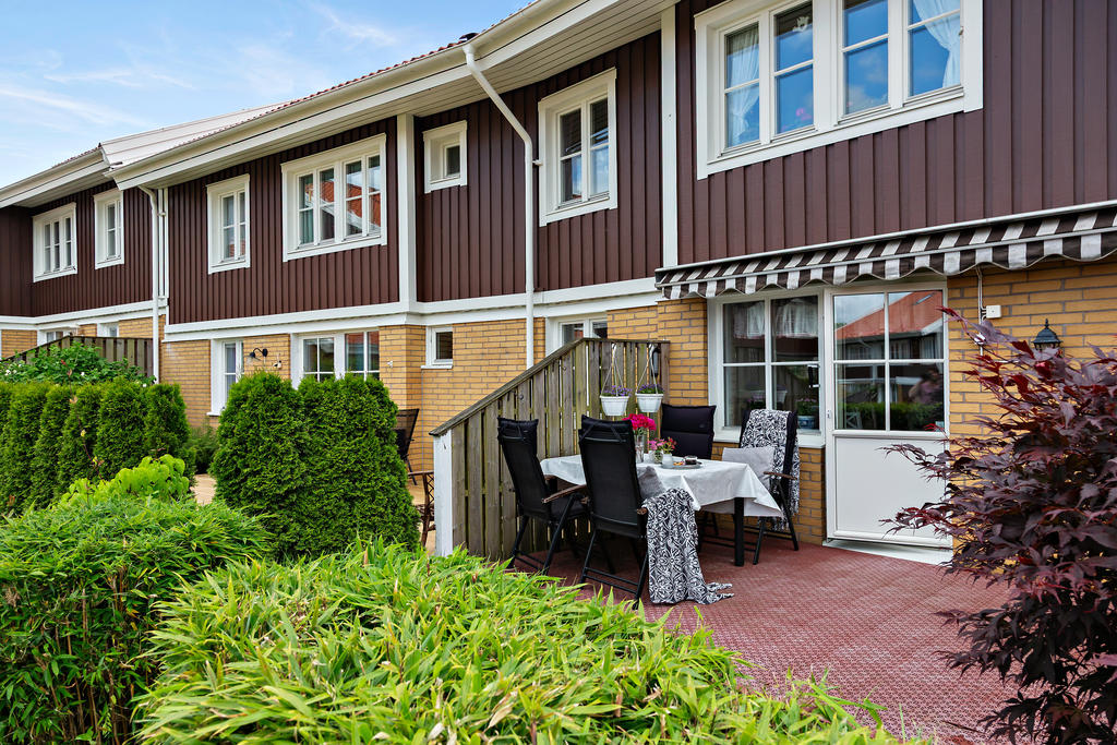 Del av bostadens andra uteplats 