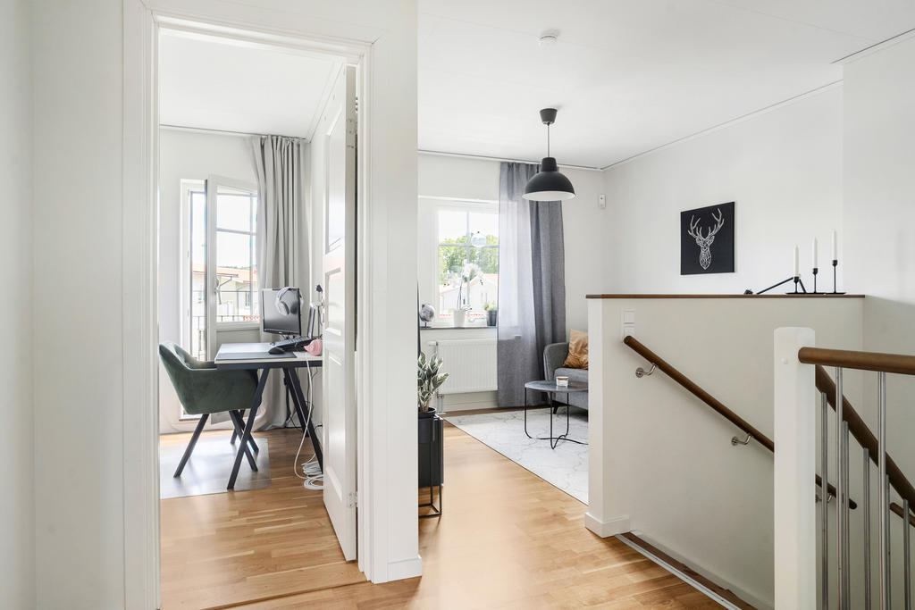 Övervåning med hall/allrum