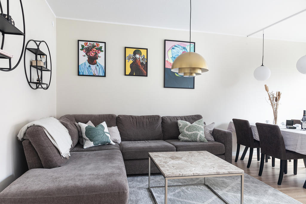 Luftigt allrum med matplats