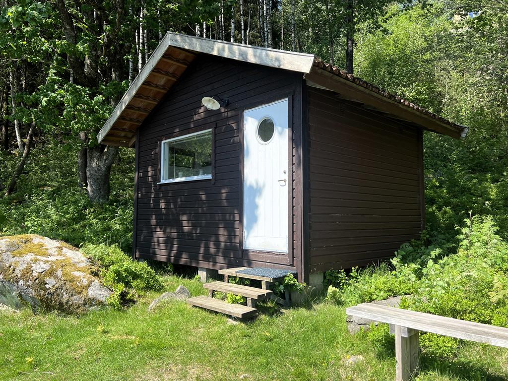 Bastun vid badplatsen