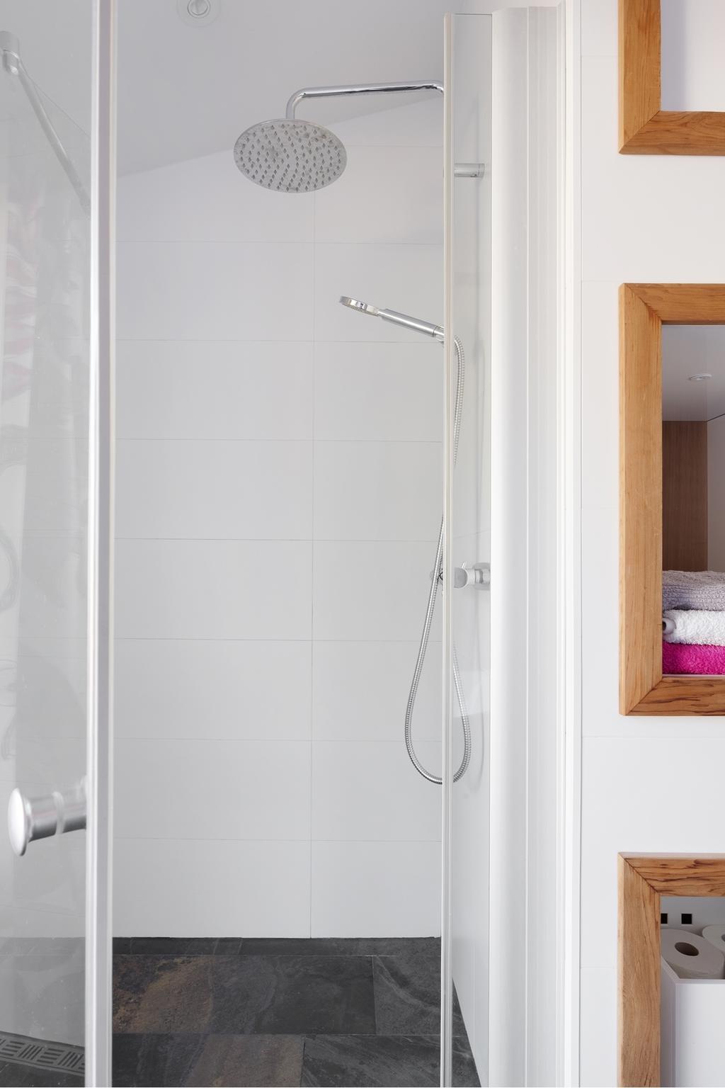 Här finns även dusch