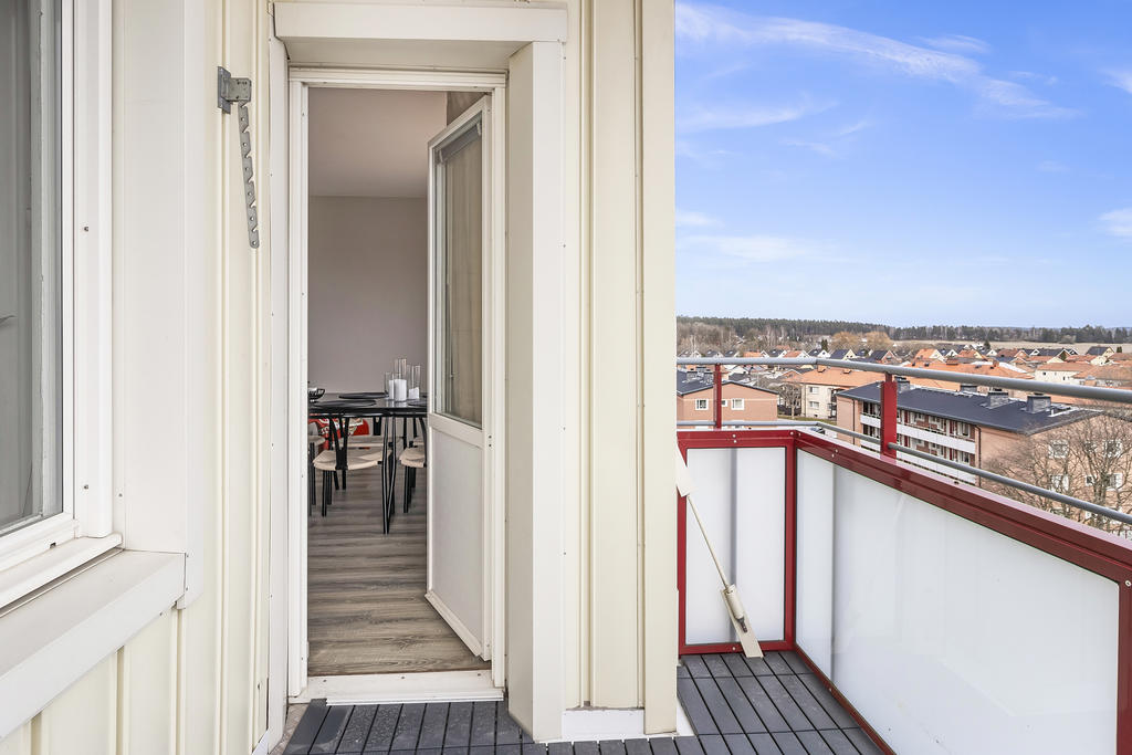 Utgång till balkong