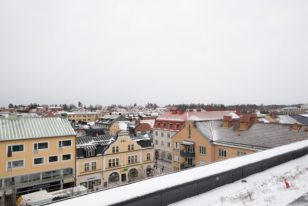 Utsikt från den gemensamma takterrassen