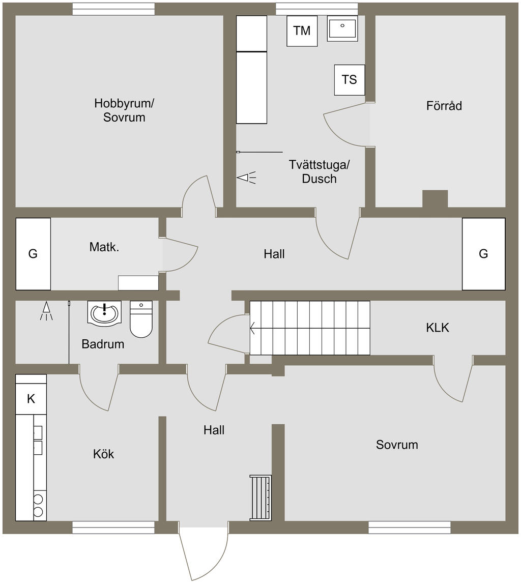 Souterrängplan