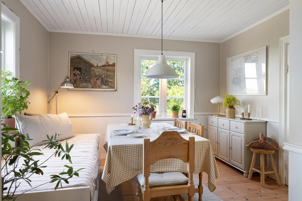 Ljust och inbjudande matrum
