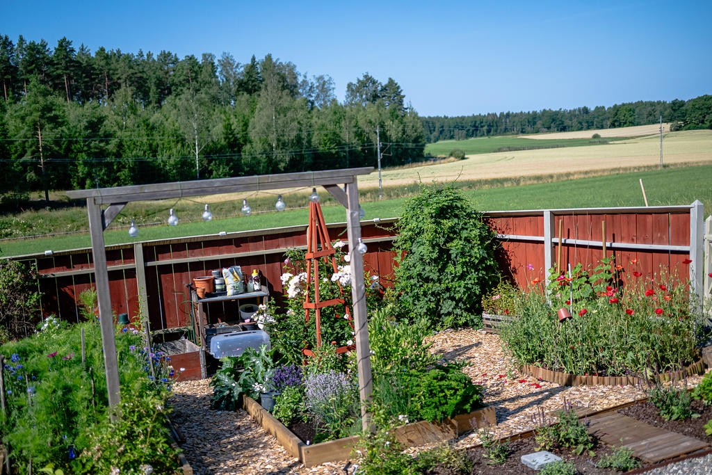 Egna odlingar och köksträdgård som bjuder in till skapande