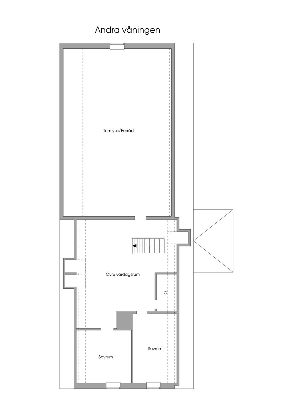 Planlösning vån 2
