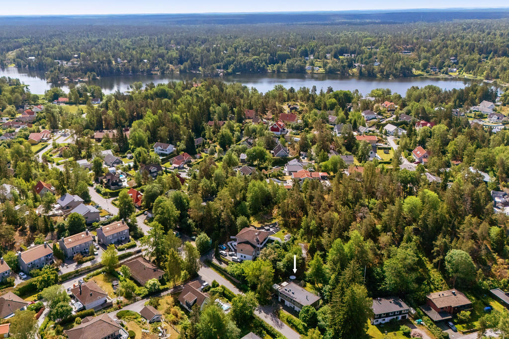 Områdes position