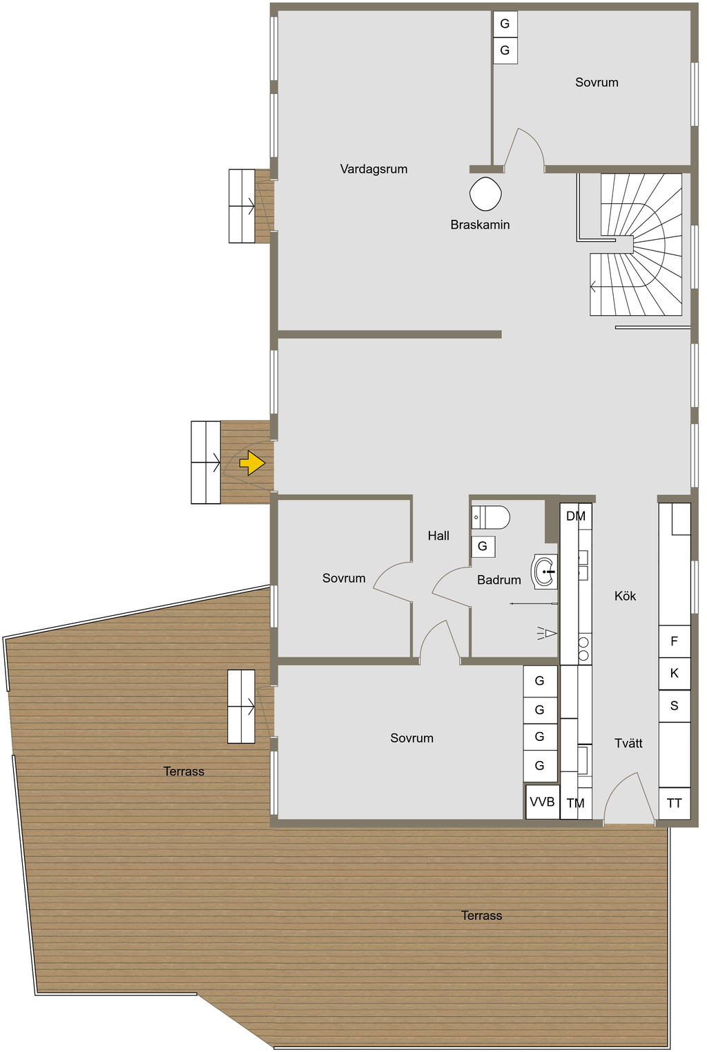 Övre plan