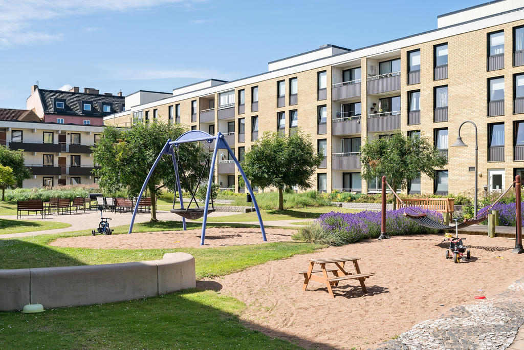 Brf Solstrålens förträffliga innergårdsmiljö