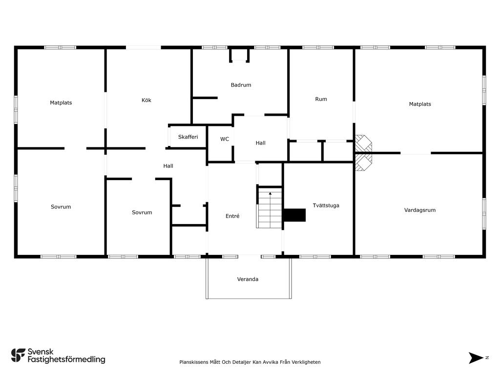 Planritning  entréplan