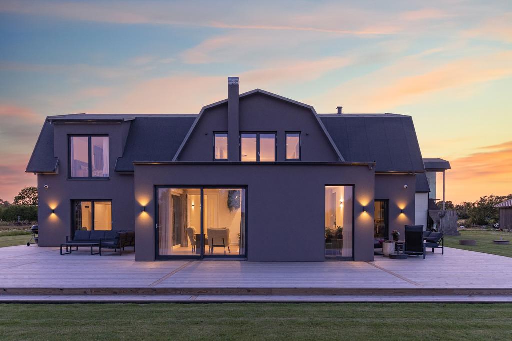 Här erbjuds idealisk läge för många mysiga sociala stunder med nära och kära. 