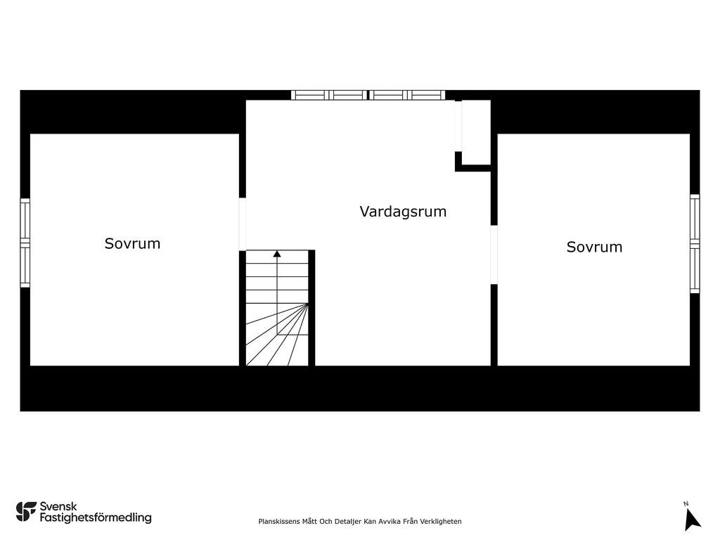 Planritning andra plan "Hönshuset"