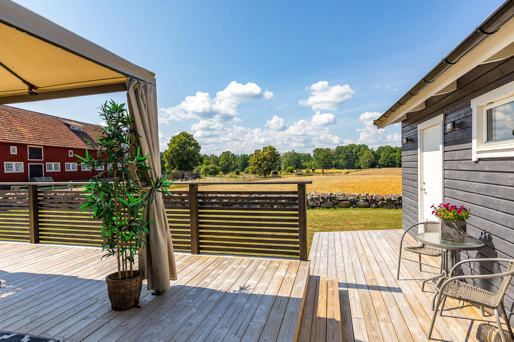 Garaget angränsande med in och utgång