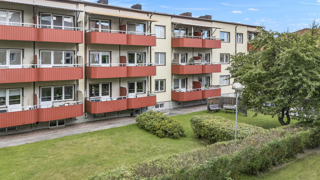 Grönytor utanför balkong