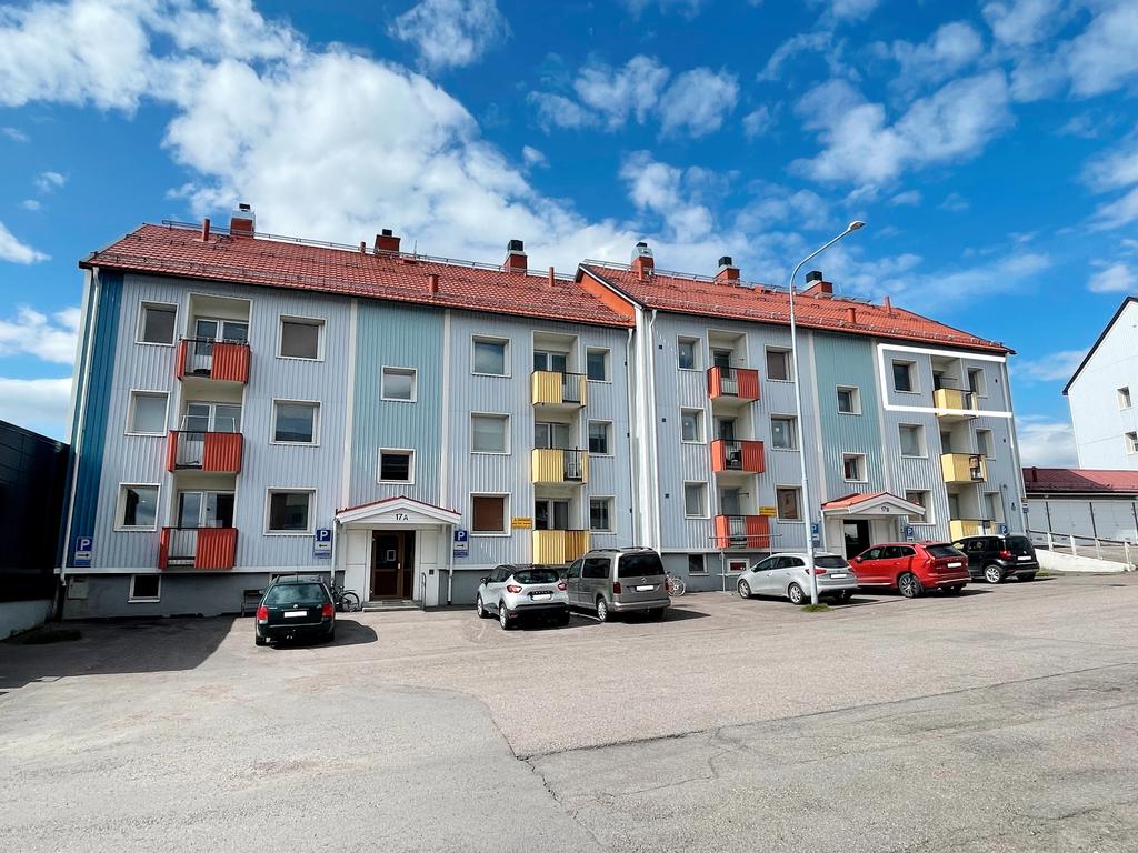 Lappgatan 17A och B, lägenheten är markerad