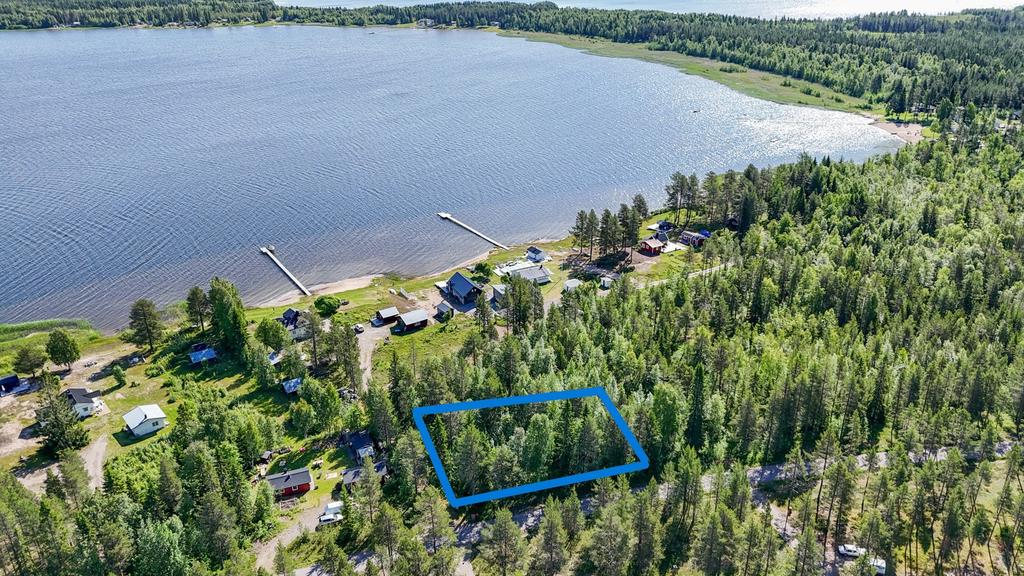 Tomten är ungefärligt utmarkerad
