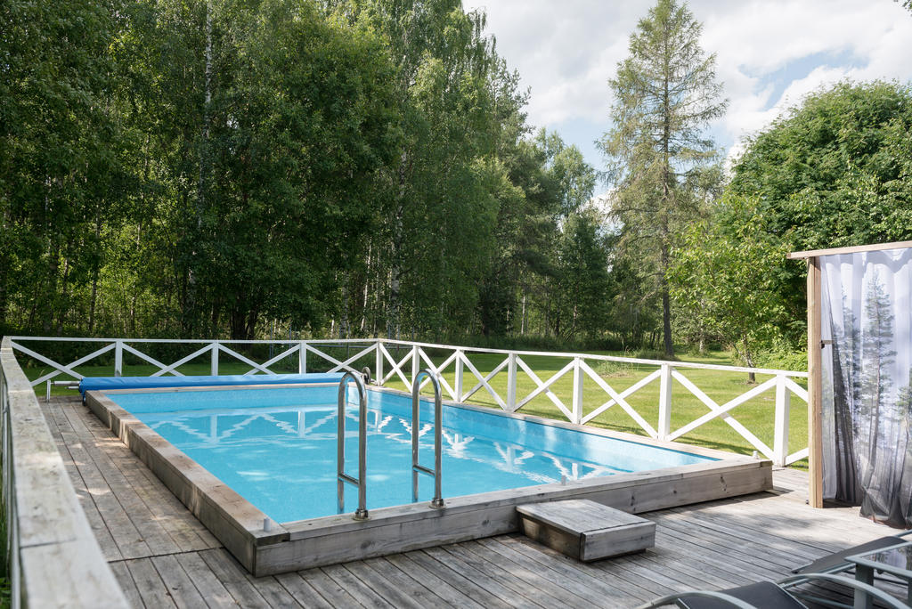 Uppvärmd pool.
