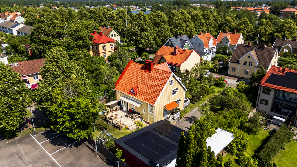 Solceller på garagetaket