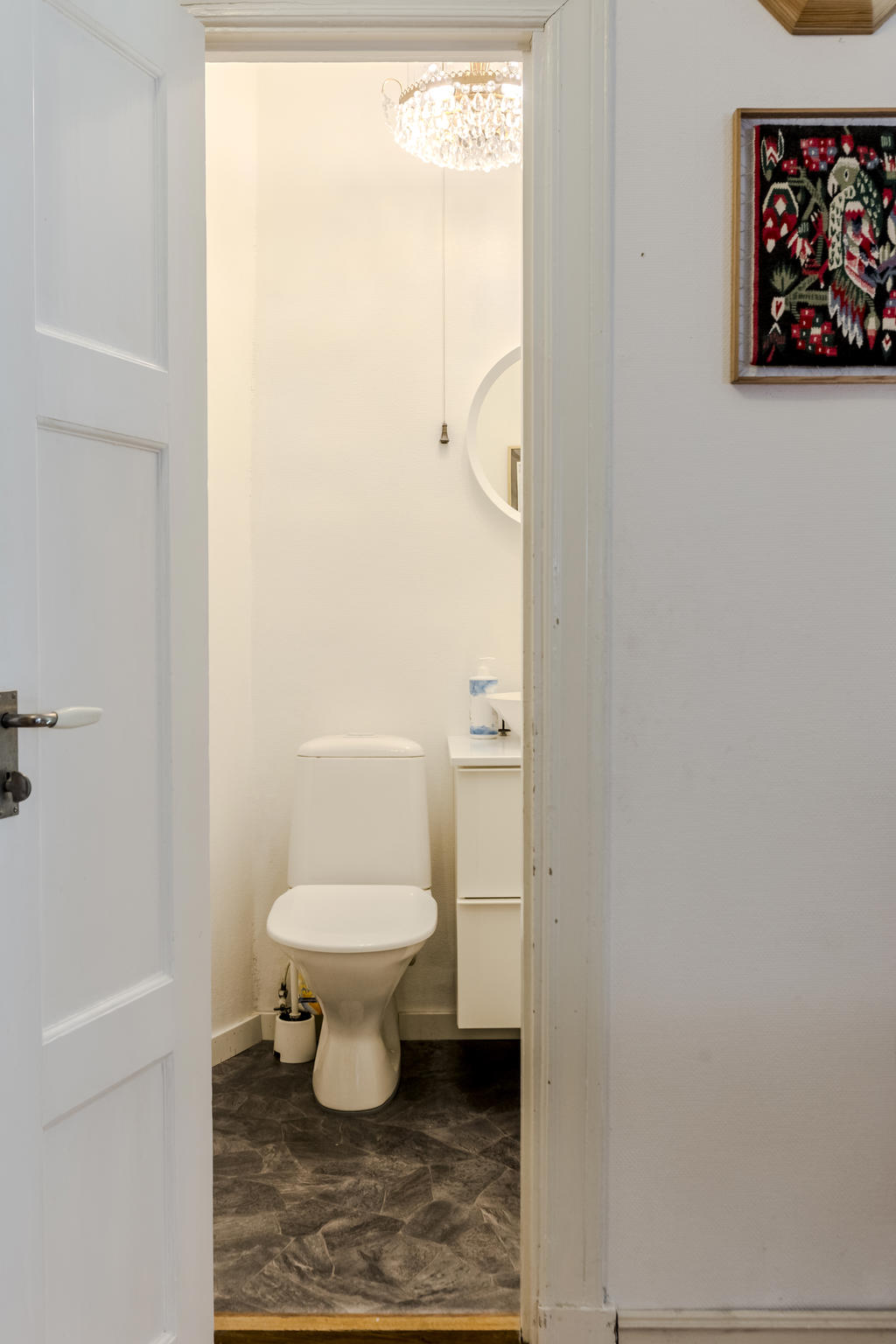 Wc på övervåningen