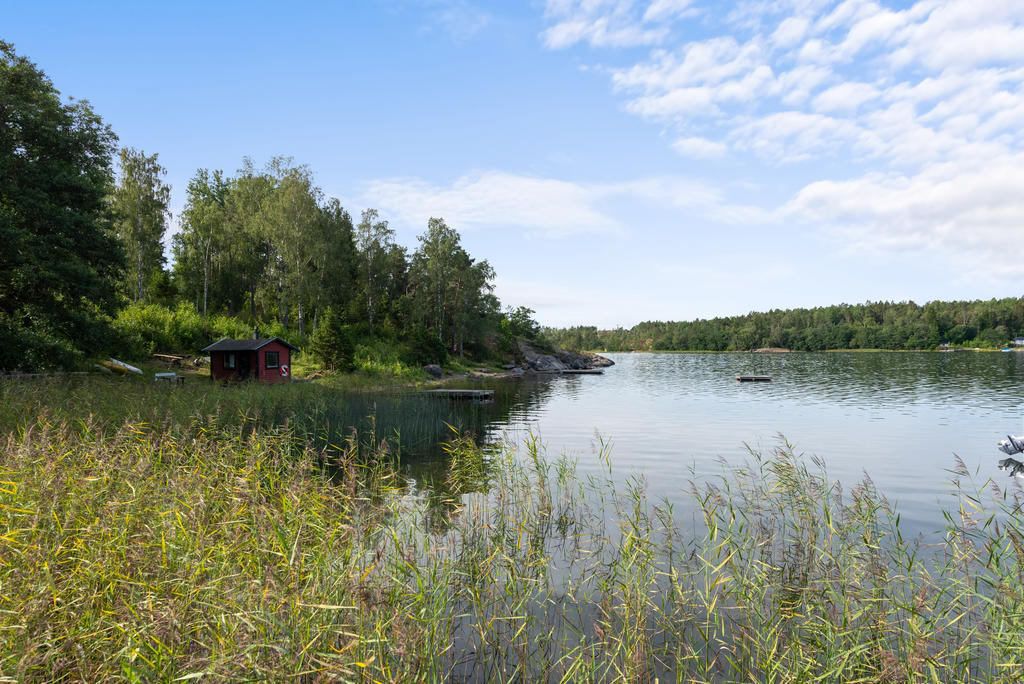 Utsikt från båtbryggan