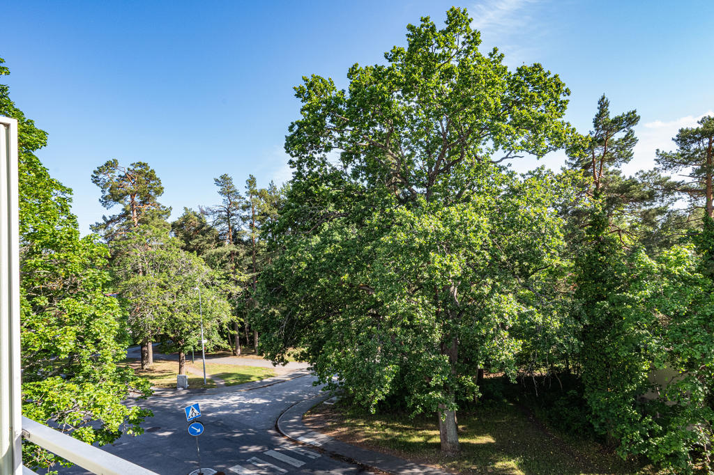 Utsikt från balkong