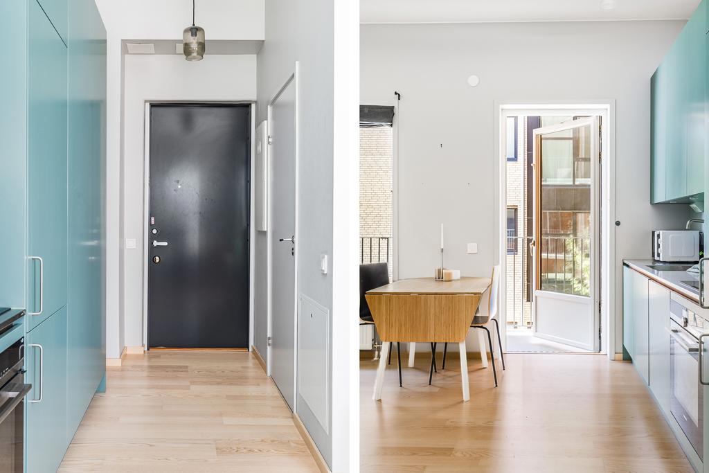 Hall och kök