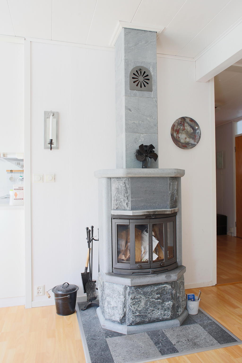 Braskamin som installerats 2018/2019