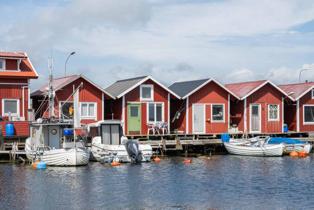 Sjöboden med gröna dörren kan bli din