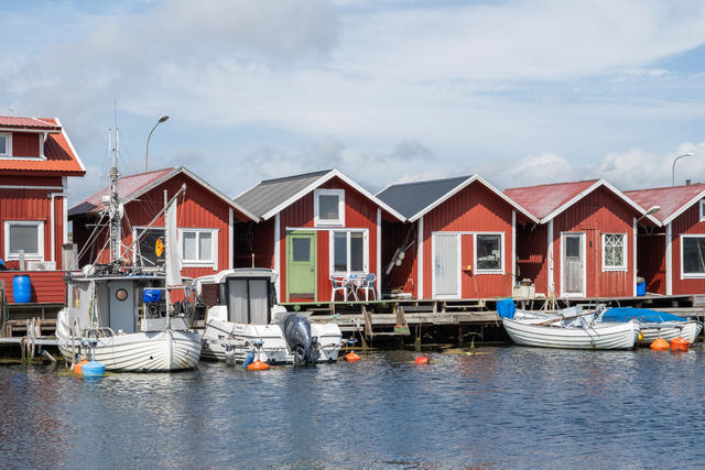 Sjöboden med gröna dörren kan bli din