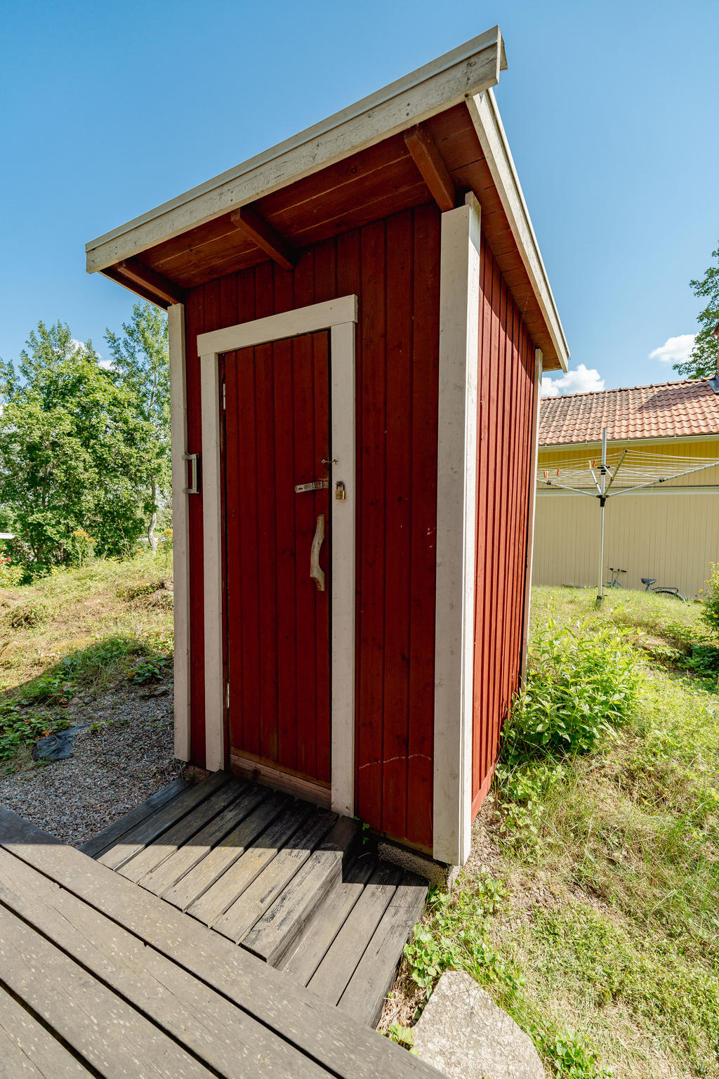 Fristående duschhus