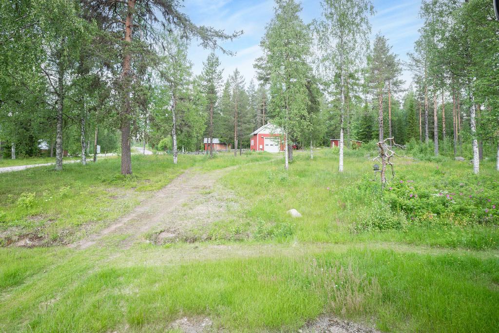 Del av den stora, charmiga gården