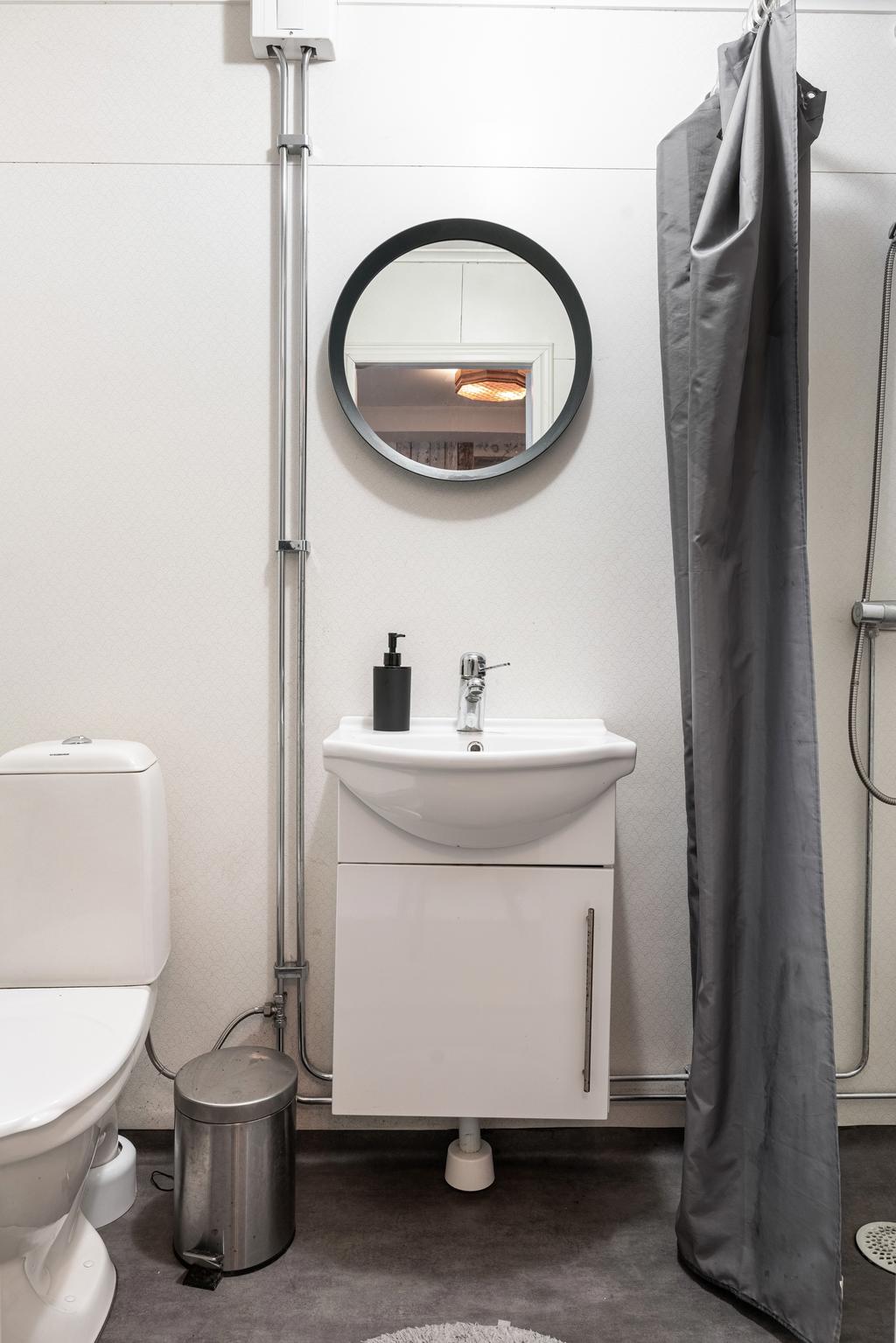 Wc/dusch i souterrängvåning