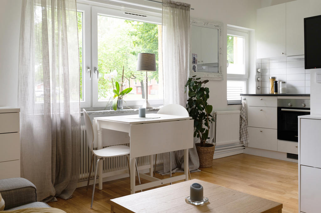Kök med plats för matplats
