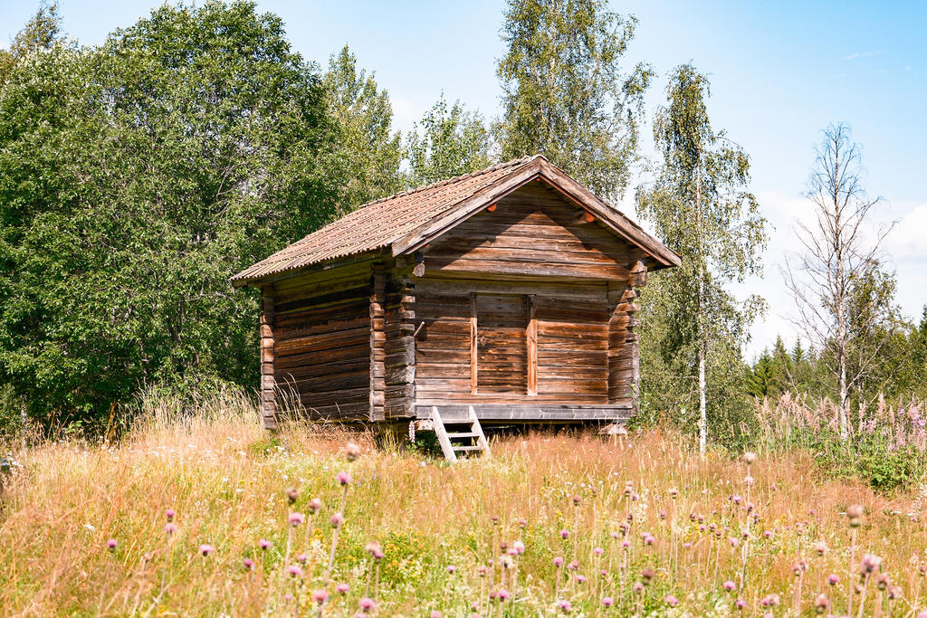 Ett härbre, perfekt när gäster är på besök.