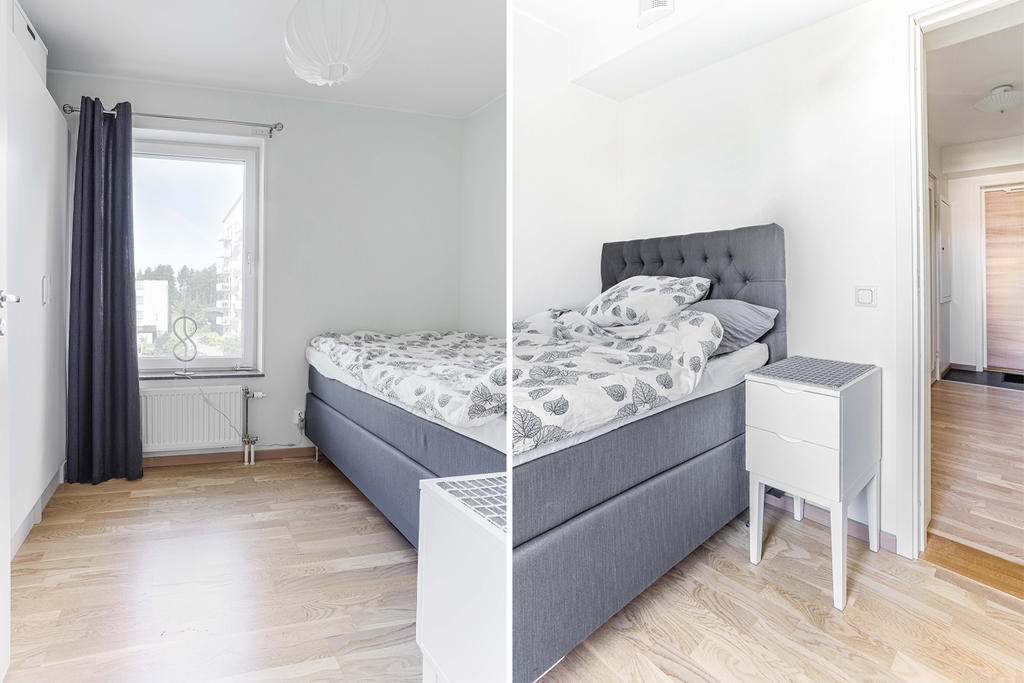 Bilder olika vinklar sovrummet