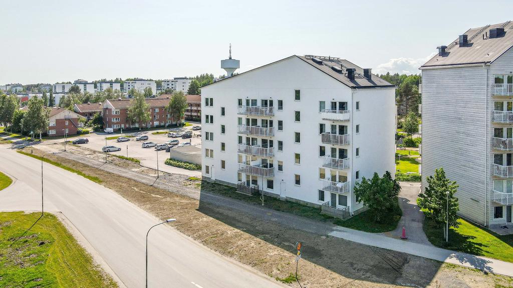 Drönarbild från Mariehemsvägen